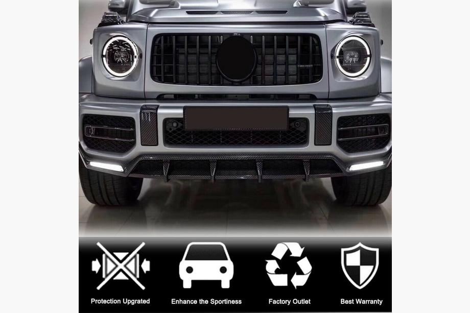 Mercedes G-Klasse W463 2018–2024 Carbon mistlampcovers (voor G63 AMG) Foto 3