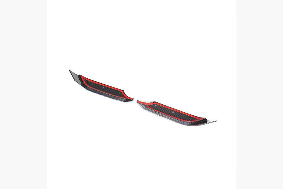 Mercedes G-Klasse W463 2018–2024 Flap-voorbumperdelen (voor G63 AMG 2019-2021, carbon) Foto 3