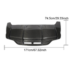 Mercedes S-class C217 Coupé 2014–2020 Achterbumper diffuser (voor AMG-Line 2015-2018, Carbon) foto 5