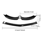 Mercedes S-class C217 Coupé 2014–2020 Voorbumperlip Lip V1 (voor AMG-Line 2015-2018, carbon) foto 6