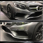 Mercedes S-class C217 Coupé 2014–2020 Inserts voor voorbumper (voor AMG-Line 2015-2018, carbon) foto 4