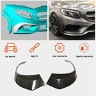 Mercedes S-class C217 Coupé 2014–2020 Carbon frontbumper afdeklijsten (voor AMG-Line 2015-2018) foto 3