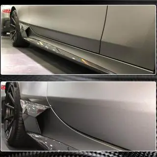 Zijskirts (voor AMG-Line 2015-2018, Carbon) foto 4