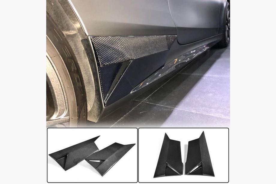 Mercedes S-class C217 Coupé 2014–2020 Zijskirts (voor AMG-Line 2015-2018, Carbon) Foto 1