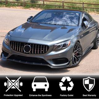 Front bumperlip V2 (voor AMG-Line 2015-2018, carbon) foto 3
