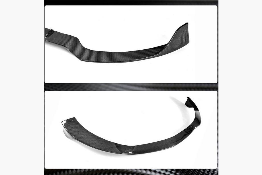 Mercedes S-class C217 Coupé 2014–2020 Voorbumper lip spoiler Lip V3 (voor AMG-Line 2015-2018, carbon) Foto 5