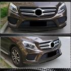 Mercedes GLE Coupé C292 2015–2019 Voorbumper lipspoiler (voor GLE43 AMG, kunststof) foto 3