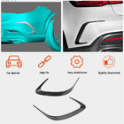 Mercedes GLE Coupé C292 2015–2019 Achterbumper beschermlijst (carbon) foto 3