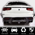 Mercedes GLE Coupé C292 2015–2019 Achterbumper beschermlijst (carbon) foto 4