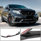 Mercedes GLE Coupé C292 2015–2019 Voorspoilerlip voor voorbumper (voor GLE63 AMG, kunststof) foto 1