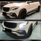 Mercedes GLE Coupé C292 2015–2019 Voorspoilerlip voor voorbumper (voor GLE63 AMG, kunststof) foto 5