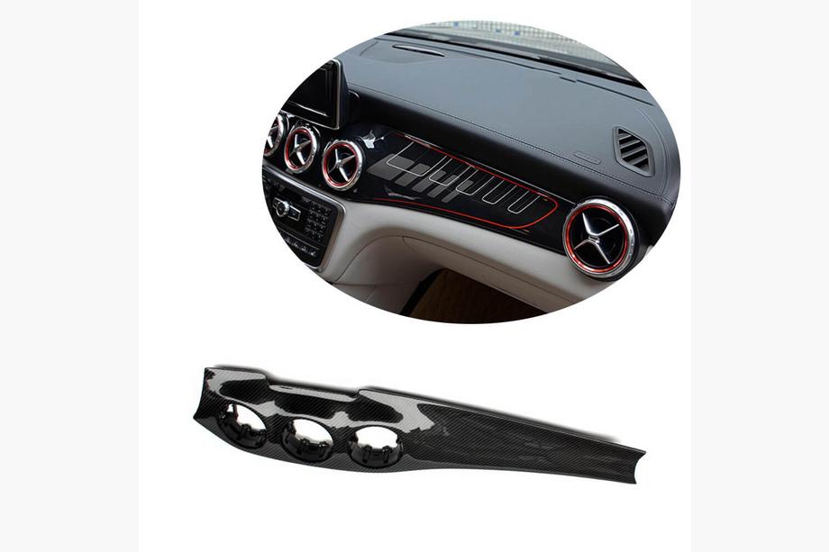Mercedes GLA X156 2014–2019 Middenconsole afdekking (2014-2016, carbon) Image