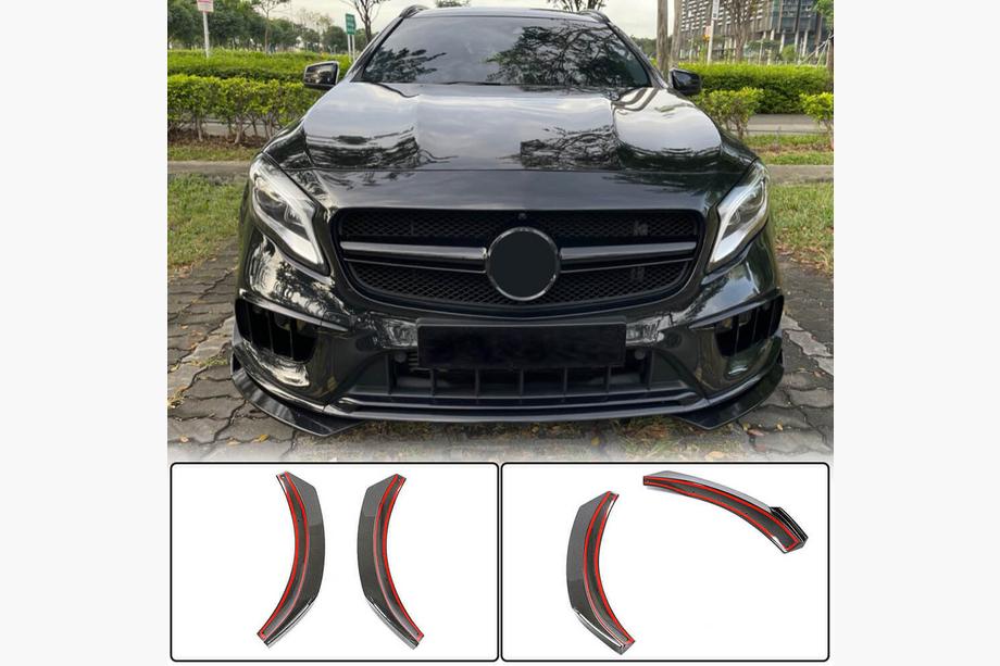 Mercedes GLA X156 2014–2019 Voorbumper flaps Flap (voor GLA45 AMG 2017-2020) Foto 1