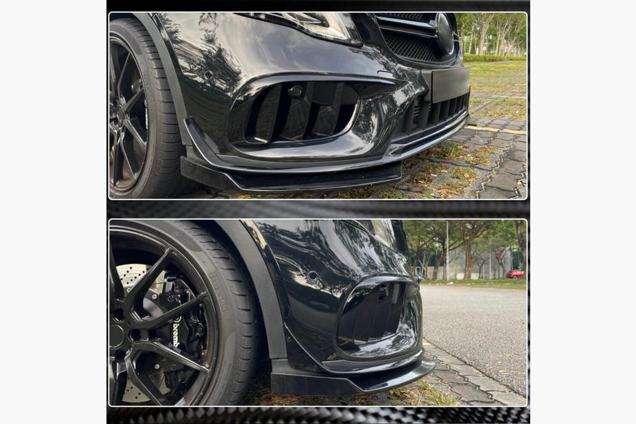 Mercedes GLA X156 2014–2019 Voorbumper flaps Flap (voor GLA45 AMG 2017-2020) Foto 3