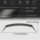 Mercedes GLA X156 2014–2019 Spoiler V1 (carbon) foto 5