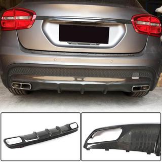Achterbumper diffuser (voor GLA45 AMG, carbon) foto 1