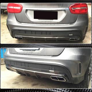 Achterbumper diffuser (voor GLA45 AMG, carbon) foto 4