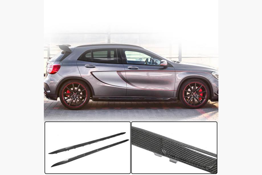 Mercedes GLA X156 2014–2019 Zijskirts (voor GLA45 AMG 2013-2016, carbon) Image