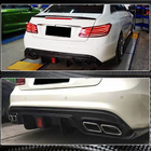 Mercedes E-Klasse Coupé C207 2010–2017 Achterbumper diffuser (voor AMG-Line 2014-2016, carbon) foto 3