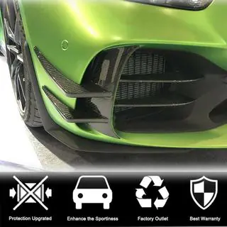 Voorbumper covers V1 (voor GT R 2016-2019, Carbon) foto 3