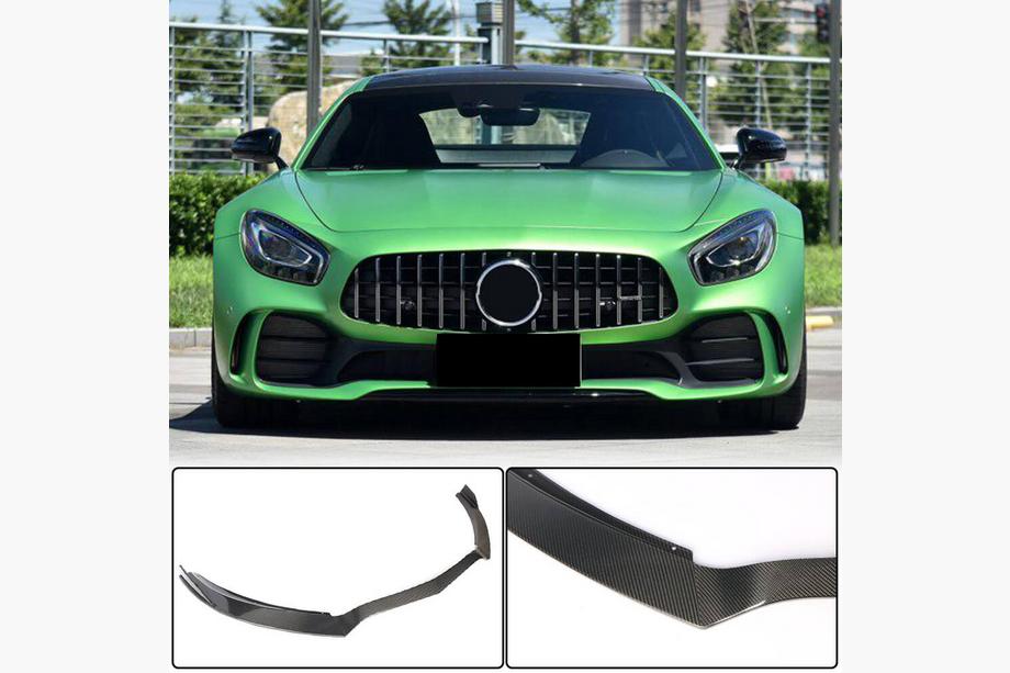 Mercedes AMG GT C190/R190 2014–2022 Voorbumper lip Lip (voor GT R 2016-2019, carbon) Image