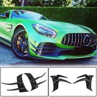 V2 voorbumper inserts (voor GT R 2016-2019, droog carbon) foto 1
