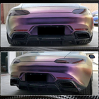 Mercedes AMG GT C190/R190 2014–2022 Achterbumper diffuser (voor 2015-2017, carbon) foto 4