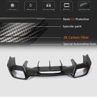 Mercedes AMG GT C190/R190 2014–2022 Achterbumper diffuser (voor 2015-2017, carbon) foto 5