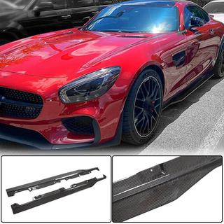 Zijskirts (voor 2015-2017, carbon) Mercedes AMG GT C190/R190 2014–2022 foto 1