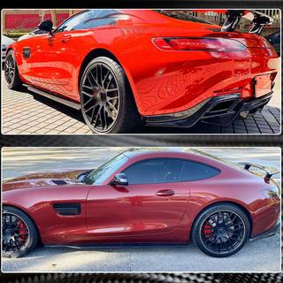 Zijskirts (voor 2015-2017, carbon) Mercedes AMG GT C190/R190 2014–2022 foto 4