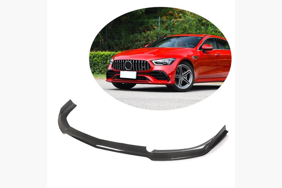Mercedes AMG GT 4 X290 2018– Voorbumper lip Lip (voor GT43/GT50/GT53 2018-2022, carbon) Image