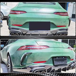 Achterbumper covers V2 (voor GT63 2018-2022, carbon) foto 4