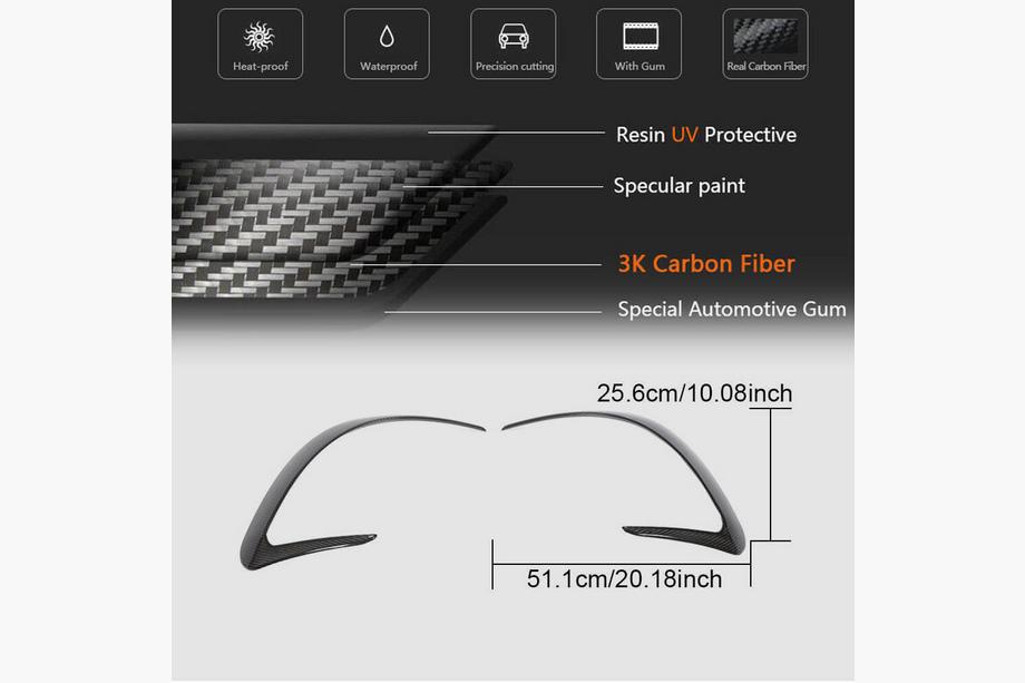 Mercedes AMG GT 4 X290 2018– Achterbumper covers V2 (voor GT63 2018-2022, carbon) Foto 6