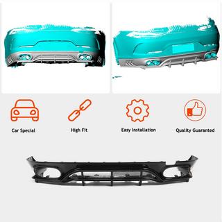 Achterbumper diffuser (voor GT43/GT50/GT53 2018-2022, carbon) foto 2