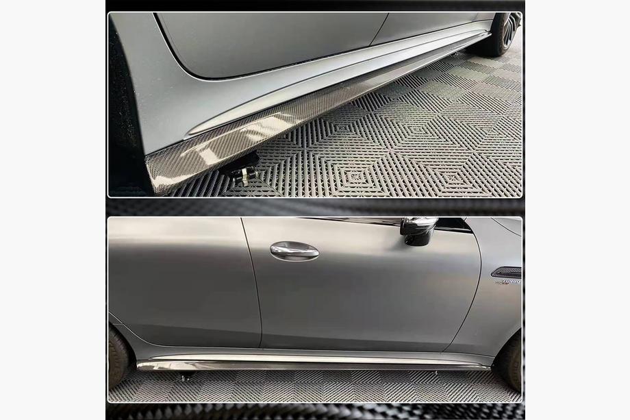 Mercedes AMG GT 4 X290 2018– Zijskirts (voor GT50/GT63 2018-2022, carbon) Foto 4