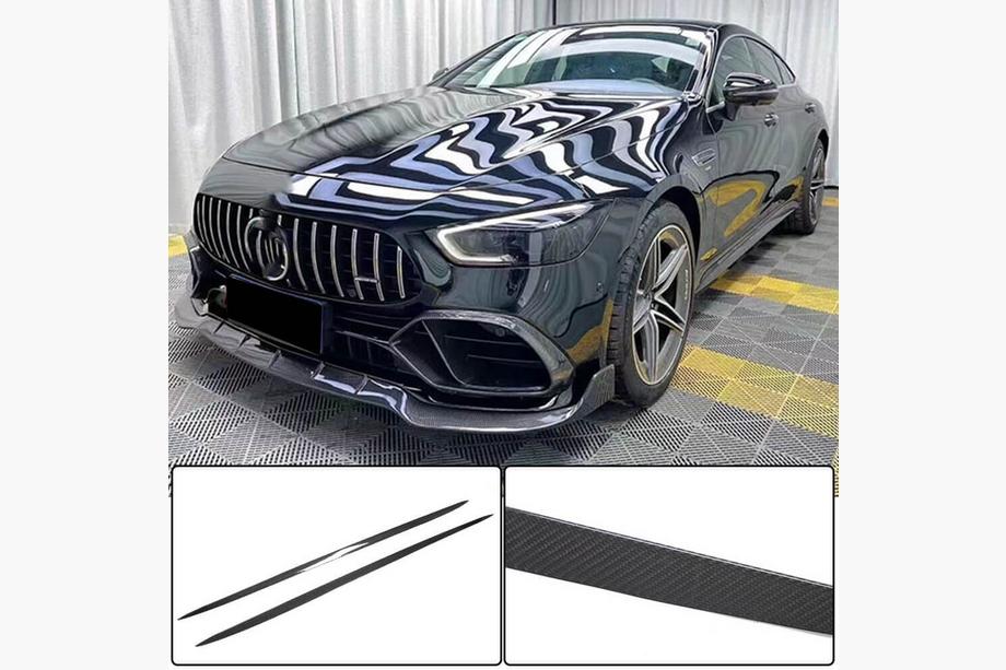 Mercedes AMG GT 4 X290 2018– Sideskirts (voor GT53 2018-2022, dry carbon) Image