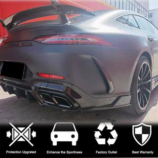 Achterbumper inserts V1 (voor GT63 2018-2022, carbon) foto 2