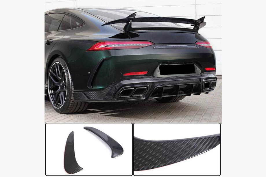 Mercedes AMG GT 4 X290 2018– Achterbumper inserts V1 (voor GT63 2018-2022, carbon) Image