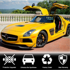 Mercedes SLS C197 2010–2014 Voorbumper flaps Flap V1 (carbon) foto 3