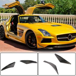 Voorbumper flaps Flap V1 (carbon) foto 1