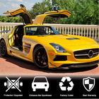 Mercedes SLS C197 2010–2014 Frontbumper lip (Carbon) foto 3