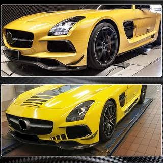 Frontbumper lip (Carbon) foto 4