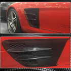 Mercedes SLS C197 2010–2014 Voorste spatbordcovers (Dry Carbon) foto 4