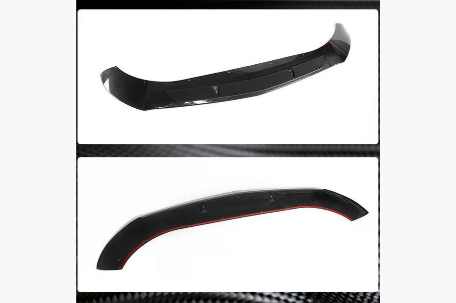 Mercedes GLC X253 2015–2022 Frontbumper lip (voor AMG-Line/GLC43 AMG, carbon) Foto 4