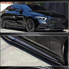 Mercedes CLS C257 2018– Sideskirts V1 (voor AMG/AMG-Line 2018-2020, carbon) foto 4