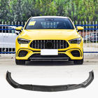 Mercedes CLA C118 2019– Frontbumper lip (voor CLA45 AMG SD, carbon) foto 1