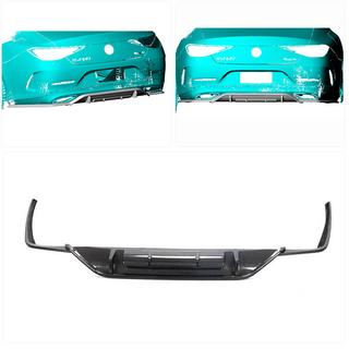 Achterbumper diffuser V1 (voor AMG-Line 2018-2020, carbon) foto 2