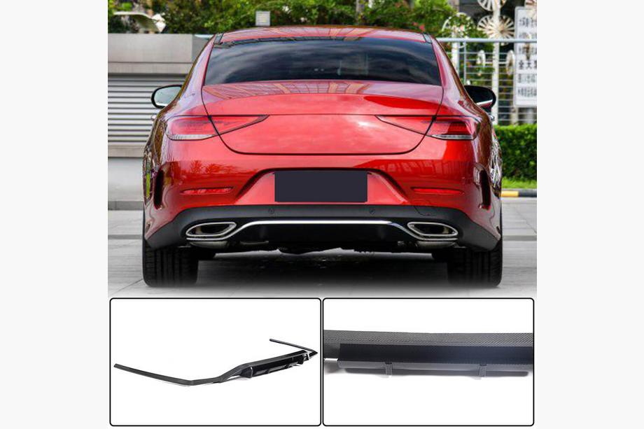 Mercedes CLS C257 2018– Achterbumper diffuser V1 (voor AMG-Line 2018-2020, carbon) Image