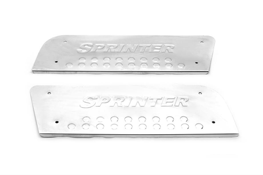 Mercedes Sprinter W906 2006–2018 OmsaLine RVS instaplijsten (interieur) 3 stuks, OmsaLine - Italiaans roestvrij staal Foto 3