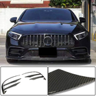 Mercedes CLS C257 2018– Voorbumper sierdelen (voor AMG-Line 2018-2020, carbon) foto 1